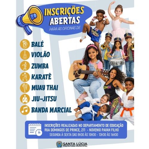 Inscrições Abertas !!