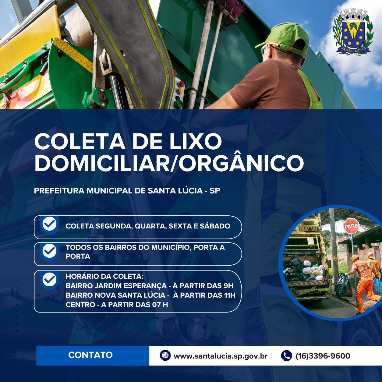 Coleta de lixo Domiciliar/Orgânico
